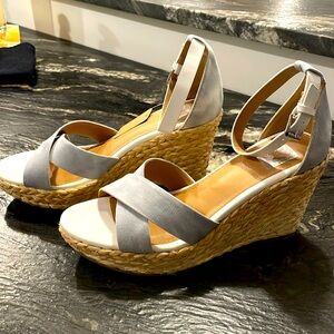 Dolce Vita Denila Espadrille Wedge Sandals Women Size 8.5 Tie Dye